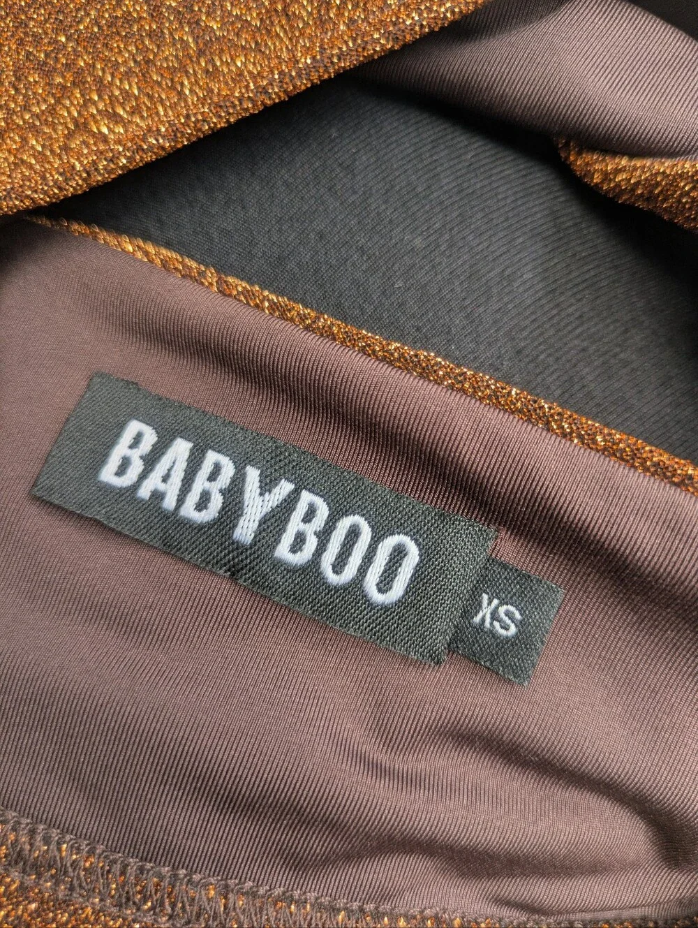 Babyboo Bronze Metallic Skirt Set - Picture 4 of 6